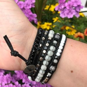 Black Chan Luu inspired Wrap Bracelet